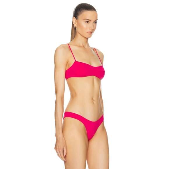 HAIGHT. Agatha Bikini Set in Intense Pink Small New Womens Top Bottoms Leila - Picture 4 of 12
